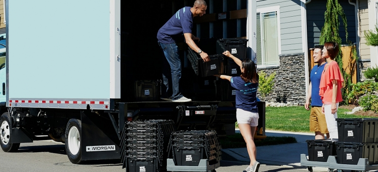 movers unloading a truck