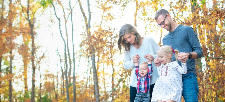 family fun in a park