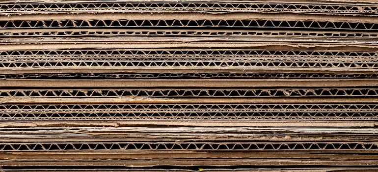 stacked used moving boxes in Philadelphia