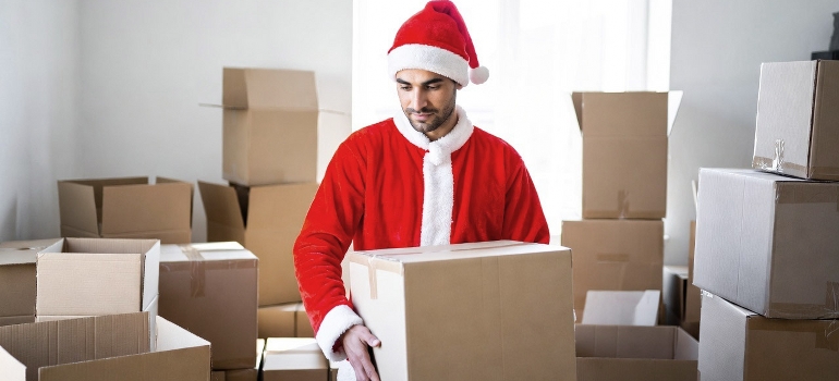 Santa packing